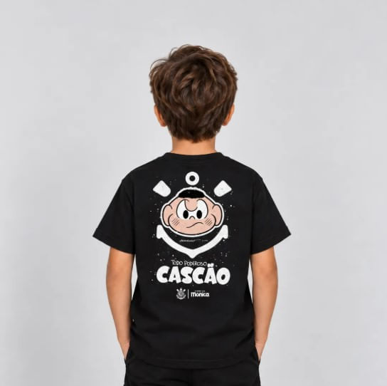 Camisa Corinthians Poderoso Infantil Verso